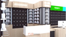 Design, manufacture and store installation: Lex & Aum Mobile